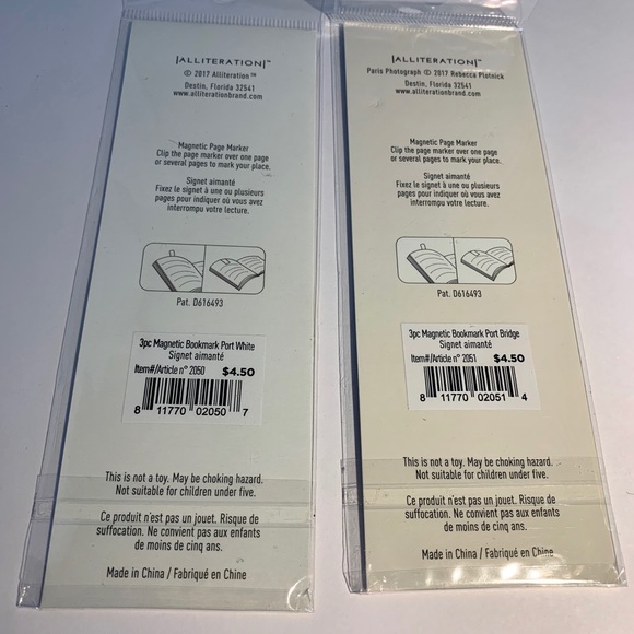 Magnetic Page Markers (Alliteration) - Picture 2 of 4